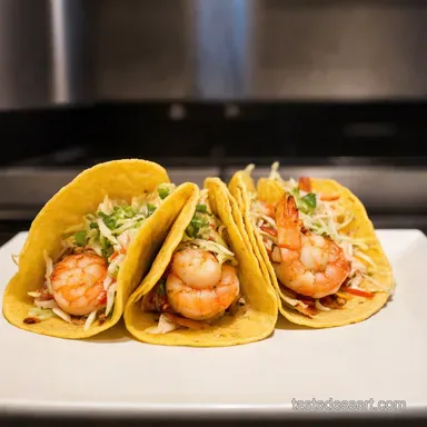 Shrimp Tacos Made Easy BajaStyle with Zesty Slaw Recipe Card