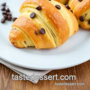 Delicious Chocolate Chip Croissants: Bake in 25 Min Like a Pro! Recipe Card
