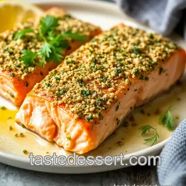 Easy Herb-Crusted Salmon with Fresh Herbs: A Delicious Family Favorite Recipe Card