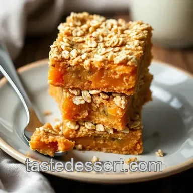 How to Bake Persimmon Bars with Oatmeal Topping: A Cozy Autumn Delight Recipe Card