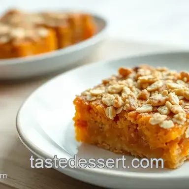 How to Bake Persimmon Bars with Oatmeal Topping: A Cozy Autumn Delight