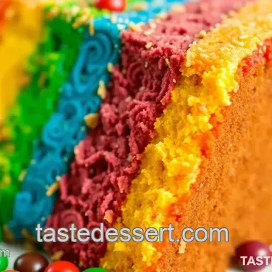 How to Bake Skittles Rainbow Cake in 55 Minutes: A Colorful Delight