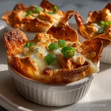 Buffalo Chicken Wonton Cups: Ultra-Crispy Game Day Appetizer