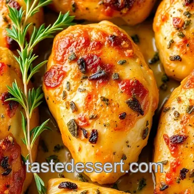 Delicious Herb-Crusted Baked Chicken with Savory Herbs in 30 Min Recipe Card