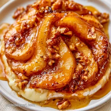 Baked Pears with Brie Cheese: Party-Ready Recipe Card