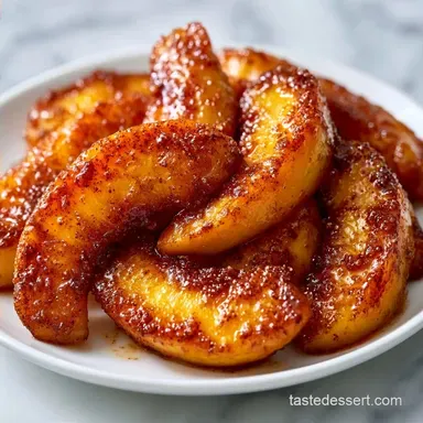 Baked Sliced Peaches Recipe in 25 Minutes