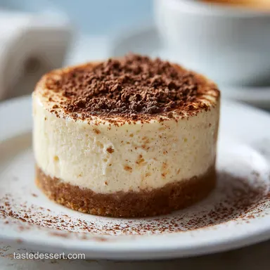 Baked Tiramisu Cheesecake for 12 Servings Recipe Card