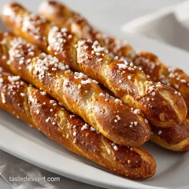 Pretzel Rods: Shatter Crisp Baked Recipe Card