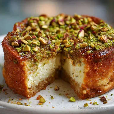 Baklava Pistachio Cheesecake Recipe Easy Bake Recipe Card