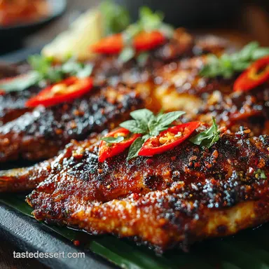 Balinese Ikan Bakar Grilled Fish Paradise Recipe Card
