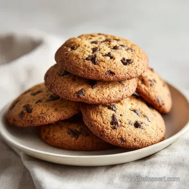 Banana Chocolate Chip Cookies: Chewy Fudgy Bites in 27 Minutes Recipe Card