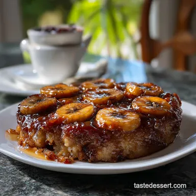 Banana Upside Down Cake: Caramelized & Velvety Recipe Card