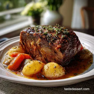 Beef Rump Roast Crock Pot Recipe: Tender Easy! Recipe Card