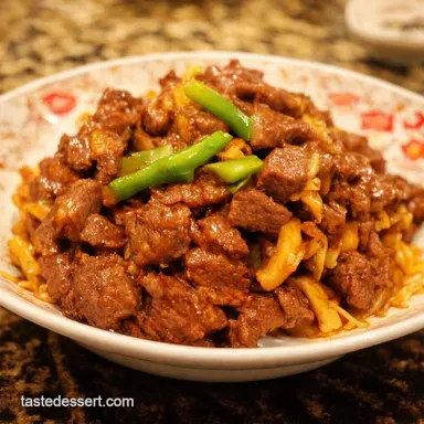 Panda Express Beijing Beef Recipe Crispy Tangy at Home Recipe Card