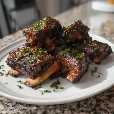 THE BEST BBQ BEEF RIBS: Fall-Off-The-Bone Oven Method