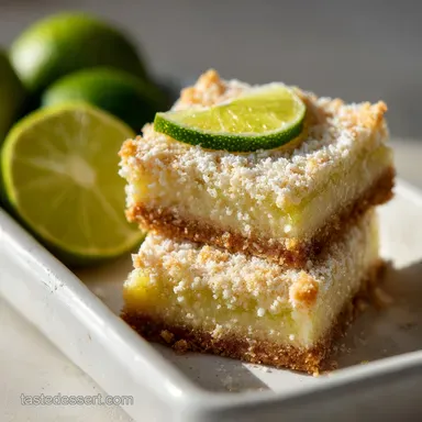 Tangy Lime Bars with Shortbread Crust