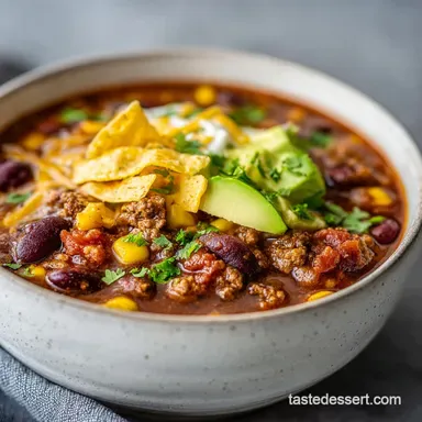 The Best Taco Soup Recipe: Smoky & Velvety