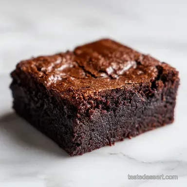 Better Than Box Mix Brownies for 16 Servings: Fudgy and Chewy Recipe Card
