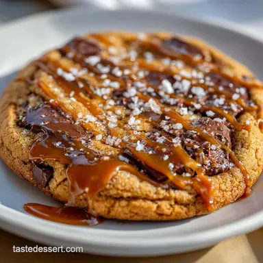 Big Salty Chocolate Chip Cookie: Crispy Recipe Card