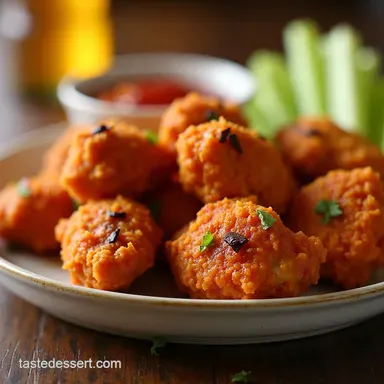 Blazing Boneless Buffalo Bites Boneless Wings Made Easy Recipe Card