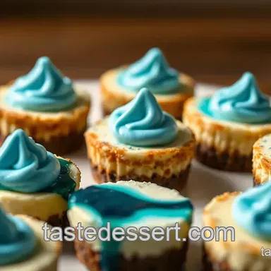 Blue Curaçao Magic: Blue Hawaiian Cheesecake Bites!