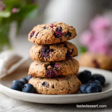 Blueberry Bliss Cookies with Tangy Wild Berries Recipe Card