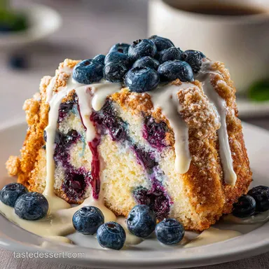 Blueberry Cream Cheese Coffee Cake Easy: Crispy Baked