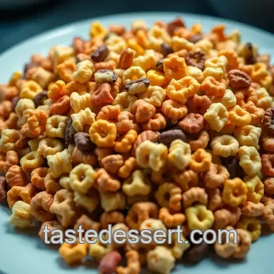 Bold & Spicy Chex Mix presentation