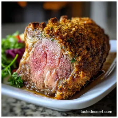 BoneIn Rib Roast: Classic Reverse-Sear Prime Rib for Holidays Recipe Card