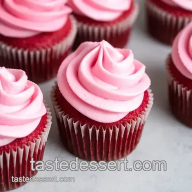Breast cancer awareness desserts: 5 Amazing Pink Velvet Cupcake Recipes Recipe Card