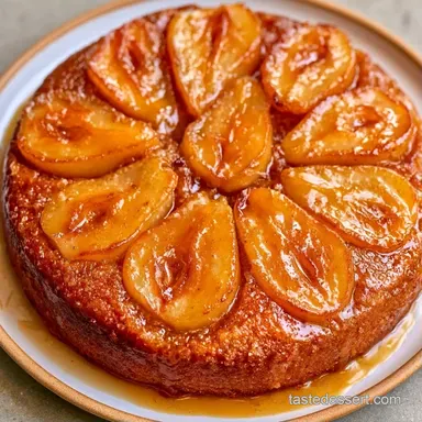 Brown Butter Pear Cake in 55 Minutes Recipe Card