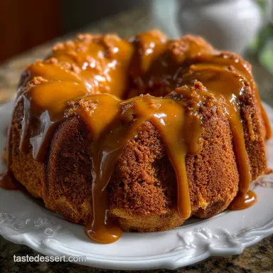 Brown Sugar Pound Cake with Butterscotch: Velvety Caramel Finish Recipe Card