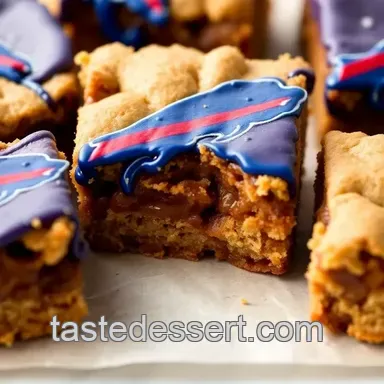 Buffalo Bills Desserts: 5 Deliciously Spicy Cookie Bar Treats! presentation