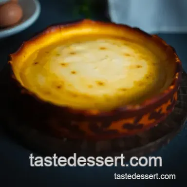 Burnt Basque Cheesecake: No-Fuss Perfection presentation