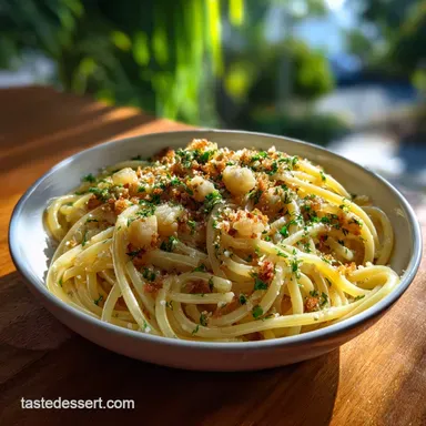 Butter and Garlic Noodles: Easy 15 Minute Comfort Dish Recipe Card