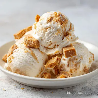 Butterfinger Ice Cream: Silky Texture Recipe Card