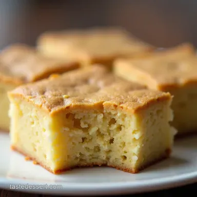 Easy Cake Batter Blondies Chewy Fudgy and Ready Fast