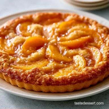 Easy Canned Peach Cobbler Recipe Recipe Card