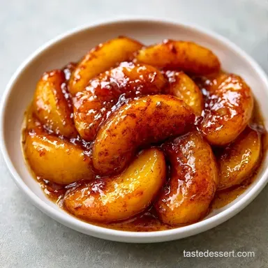 Caramelized Peaches in 18 Minutes Recipe Card