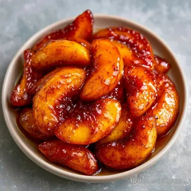 Caramelized Peaches in 18 Minutes