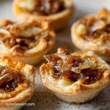 Pillsbury Puff Pastry Tartlets Caramelized Onion Gruyère Recipe Card