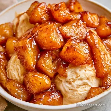 Caramelized Pear Ice Cream in 25 Minutes Recipe Card