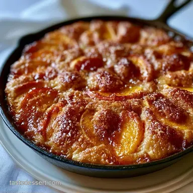 Best Peach Cobbler Recipe for 8 Recipe Card