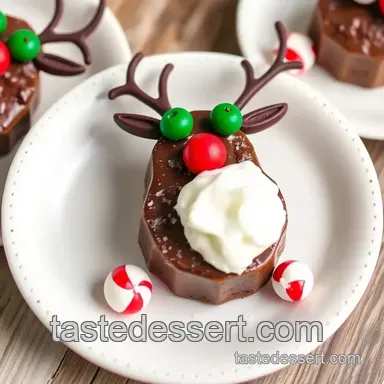 Reindeer Dessert Plates: 5 Easy and Cute Holiday Treats! Recipe Card