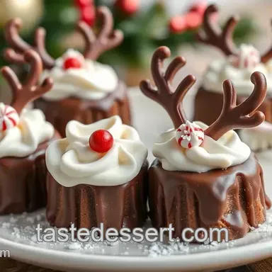 Reindeer Dessert Plates: 5 Easy and Cute Holiday Treats!