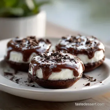 Choco Cheesecake Cookie Bites Recipe: Silky Center Recipe Card