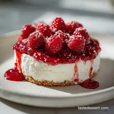 Cheesecake Framboise Sans Cuisson: Silky Recipe Card