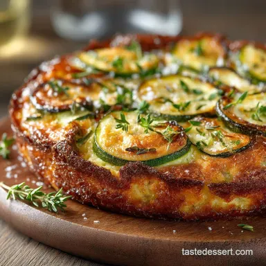 Easy Crustless Zucchini Pie Recipe A Light Supper Veggie Delight