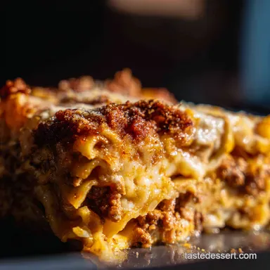 Cheesy Dream Lasagna Casserole: Unlayered Comfort! Recipe Card