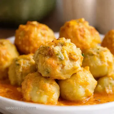 Cheesy Gnocchi Stuffing Balls Italy Meets Thanksgiving Recipe Card
